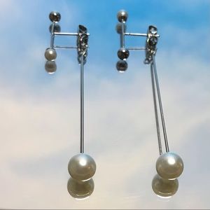Fashion New Simple Pearl Beads Earrings